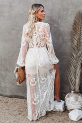 Boho Lace Maxi Dress | Dress In Beauty